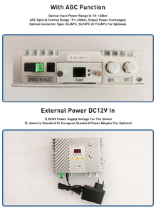 Fullwell FTTH fttb AGC 1550nm <span class=keywords><strong>CATV</strong></span> thu quang sợi Để Xây Dựng <span class=keywords><strong>CATV</strong></span> nút quang 2 Kết quả đầu ra 102dBuV với <span class=keywords><strong>SNMP</strong></span> - Product Image 4