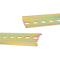 Rail DIN standard de 35 mm de largeur, à fentes, en aluminium et acier, pour utilisation dans les mines, surface peinte