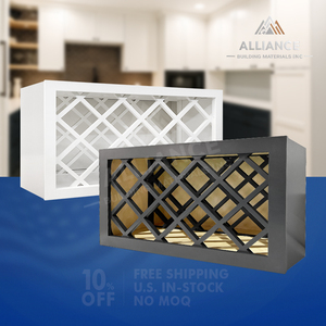 WRC3018 American Style Wooden Wall Unit | For Residential & Commercial Projects | Painted Wine Rack Wall Cabinet White Storage - Product Image 2