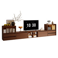 Bambus-Bücherregal Wandvitrine Installationsfreies Modernes Minimalistisches Boden-Holzregal 5 Regalböden Wohnzimmer-Regal