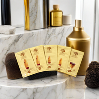 Pour Arganmidas Sachets de masque capillaire à l'huile d'argan biologique Traitement des cheveux nourrissant infusé à la kératine et aux herbes Voyage-friendly On-The-Go Ha