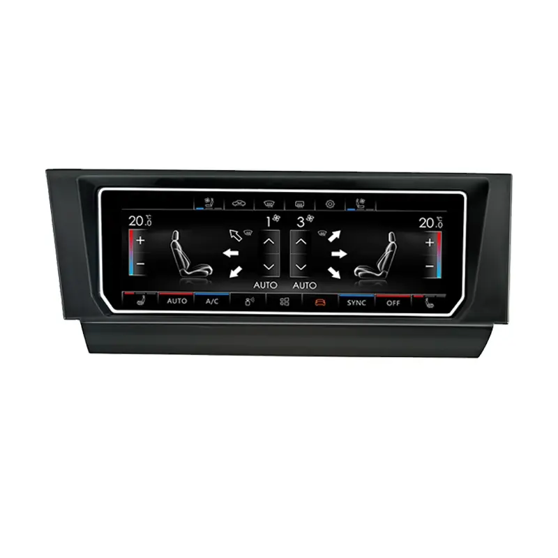 En satmak klima Lcd Volkswagen Passat Ac paneli LCD İklim paneli Linux sistemi için 1280*720 ekran araba hava kontrolörü
