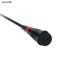 MY MIC EJ05 Microphone à condensateur XLR de conférence à col de cygne pour salle de réunion Enregistrement d'église