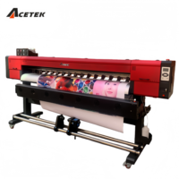 Imprimante jet d'encre à sublimation flexible rouleau-à-roule Acetek 1,8 m nouvelle génération avec double tête I3200/XP600