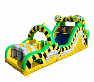 Pista <span class=keywords><strong>de</strong></span> Obstáculos Inflable Comercial para Exteriores, para Desechos Tóxicos, con Material <span class=keywords><strong>de</strong></span> PVC, Certificación CE, Capacidad para 12 Personas, para Juegos <span class=keywords><strong>de</strong></span> Fiesta - Product Image 1