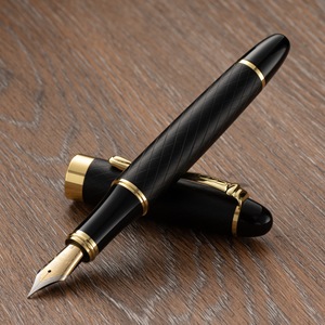 Pluma Estilográfica Negra de Envío Rápido de Alta Calidad <span class=keywords><strong>para</strong></span> Negocios y Ejecutivos con Punta Fina EF <span class=keywords><strong>para</strong></span> Caligrafía <span class=keywords><strong>para</strong></span> Hombres - Product Image 5