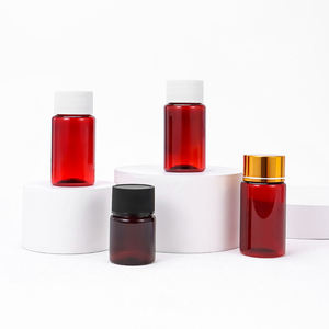 30ml 50ml <b>Empty</b> <b>Plastic</b> Electroplated <b>Bottle</b> with Screw Cap for Health Product Pill Tablet Capsule Medicine Powder Gummy - Product Image 3