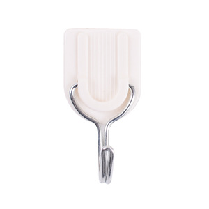 Yi Xiaofan <b>Adhesive</b> <b>Hook</b> White Plastic Mini Strong <b>Hook</b> For Wall Hanging Robe <b>Hooks</b> Easy Installation Modern Style - Product Image 4