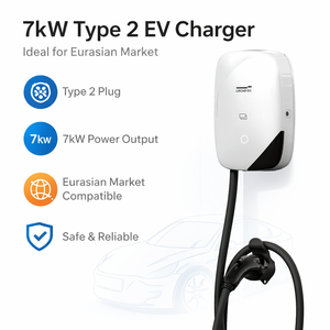 เครื่องชาร์จรถยนต์ไฟฟ้า New Stellar 7kW TYPE2 ได้รับการรับรองมาตรฐาน <span class=keywords><strong>PEA</strong></span> NBT ป้องกันน้ำ IP55 สำหรับติดตั้งที่บ้าน ใช้ได้กับรถยนต์ไฟฟ้าทุกยี่ห้อในสหภาพยุโรป - Product Image 2