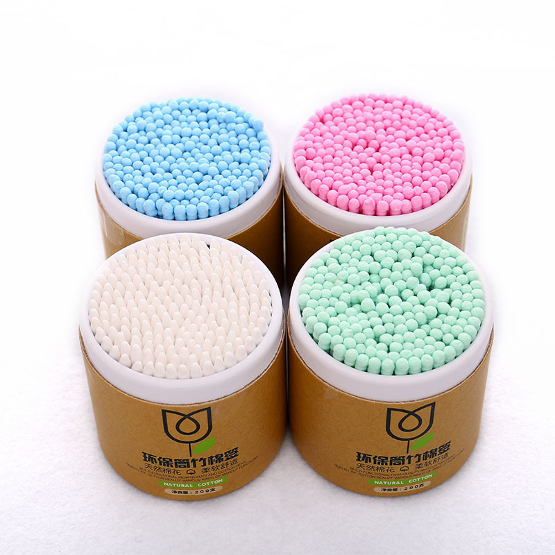 Оптовая продажа, деревянные ватные палочки, бамбуковые ватные палочки