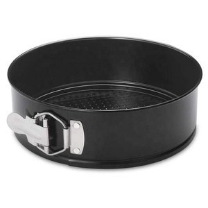 <span class=keywords><strong>Springform</strong></span> Bánh Pan Bộ 3 trái tim tròn vuông leakproof không dính Cheesecake chảo với có thể tháo rời dưới thép carbon bakeware - Product Image 3