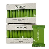 Serviettes nettoyantes pour le visage en bambou jetables Fabriquées en Chine Compressées Compactes Un incontournable pour les voyages