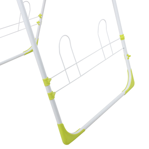 Usine <span class=keywords><strong>pas</strong></span> <span class=keywords><strong>cher</strong></span> prix haute qualité balcon sèche-<span class=keywords><strong>linge</strong></span> support réglable pliant fer Tubes vêtements étendoir - Product Image 5