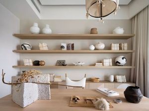 Design professionale moderno stile cinese in legno <span class=keywords><strong>Etagere</strong></span> libreria durevole eco-friendly mobili mobili da soggiorno - Product Image 4