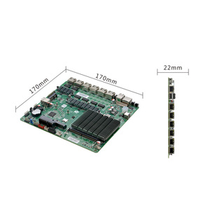 Carte mère Firewall Multi Lan avec 6Lan <span class=keywords><strong>J4125</strong></span> Bypass en option Mini-pcie 2*RS232 6*USB Ordinateur monocarte - Product Image 1