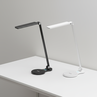 Lampe de bureau LED moderne et simple, avec protection oculaire, charge sans fil, réglage électrique, commande tactile, gradation à 5 vitesses, pour salle de lecture