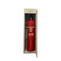Système d'extinction d'incendie GQQ90/2.5 personnalisable de type armoire 90L FM200, équipement de lutte contre l'incendie au gaz HFC227ea, cylindre rouge 2.5MPa