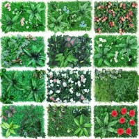 Groothandel Hoge Kwaliteit Kunststof Schutting Verticale Groene Landschapsdecoratieve Graswand Kunstplanten en -bloemen