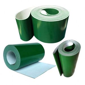 Food Grade 3-6 lapisan karet Pu poliuretana kain poliester sabuk konveyor 400mm-2200mm untuk pemuatan kontainer - Product Image 1