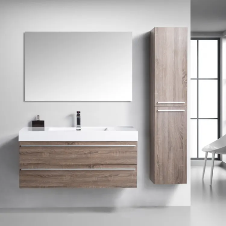 Meubles de salle de bains en pvc, commode de luxe moderne et personnalisé, européens