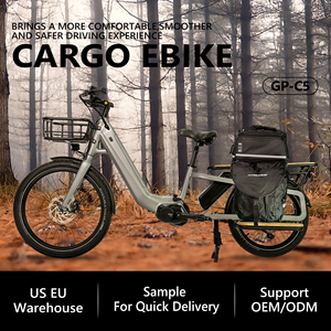 Greenpedel Vélo <span class=keywords><strong>cargo</strong></span> puissant de 24 pouces, vélo de livraison électrique, pour usage familial - Product Image 3