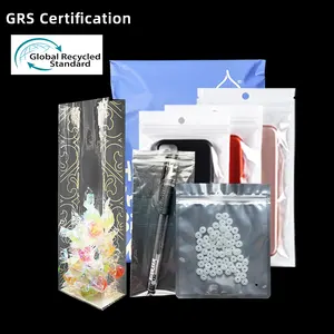 GRS wholesale plastik garment handbag recyclable biodegradable pe pp film bag shipping ocean recycled plastic bags