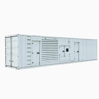 Groupe électrogène diesel silencieux conteneurisé 150KW 200KW 250KW à faible bruit 70-80dB pour zone urbaine, hôpital, école