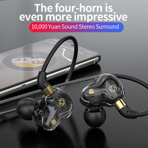 Auriculares Intrauditivos con Cable de 3.5mm y Tipo-C, Auriculares de Alta Calidad con Micrófono para Música, Llamadas y Deportes, Quad Core - Product Image 4