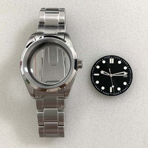 New Durable 38MM Transparent 316L Stainless Steel Case Sapphire Glass Fit NH35 Movement Accessory <b>Set</b> - Product Image 5