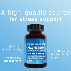 Cápsulas de Glicinato de Magnesio y L-Treonato OEM para la Salud, el Sueño y la Recuperación Muscular, Vitaminas para Adultos - Product Image 3