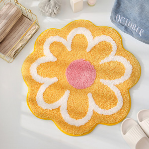 Alfombra con Forma de Girasol, Hecha a Máquina, para Sala de Estar, Sofá, Mesa de Centro, Habitación Infantil, Antideslizante, para el Lado de la Cama - Product Image 3