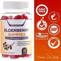 Gummies de Sureau en Gros pour la Nutrition Cérébrale et le Soutien du Système Immunitaire à base de Vitamine C