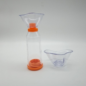 <span class=keywords><strong>Chambre</strong></span> de maintien à <span class=keywords><strong>valve</strong></span>, espaceur jetable pédiatrique FFOG S10201, masque enfant en silicone antistatique, appareil <span class=keywords><strong>d</strong></span>'aérosol pour l'asthme - Product Image 5