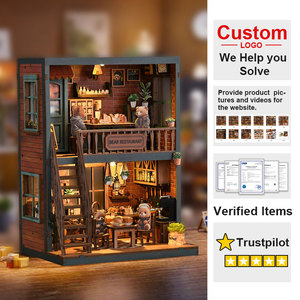 Miniatura DIY para Kit con Mini Muebles Modernos a Escala 1/12 para Niñas Juguete Creativo de Construcción de Casa de Madera - Product Image 2