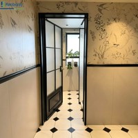 Porte à battant en aluminium insonorisée et étanche avec double vitrage pour chambre et cuisine (usage intérieur)