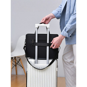 Sac à bandoulière en polyester de haute qualité, imperméable, léger, pour ordinateur portable, vente en gros, pas cher, pour affaires. - Product Image 6