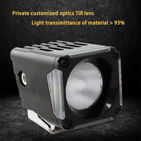 Luz LED Pod Rip Dark de 20W 9-36V CC, la más vendida, de 2 pulgadas cuadradas, para montaje en superficie, con haz puntual/de conducción, para todoterreno
