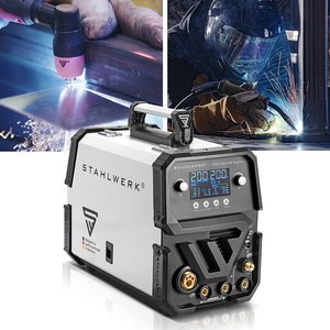 Stahlwerk & Vector ctm250 6in1 nhôm thợ hàn máy DC Tig & Plasma cắt laser hàn 220V Điều kiện Mới - Product Image 6