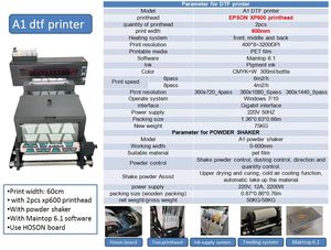 Kép Xp600 Đầu A1 Dtf Máy In Trực Tiếp Để Phim Máy In 60Cm Pet Phim In Ấn Cuộn Để Cuộn Dtf Máy In Với Bột Shaker - Product Image 6