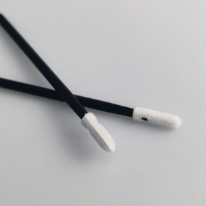 Hisopos de espuma industrial de 100 bastoncillos de 70mm-<span class=keywords><strong>Punta</strong></span> de esponja redonda, limpieza sin polvo, mango de plástico negro - Product Image 5