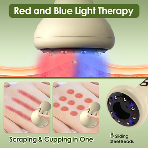 <span class=keywords><strong>Ventouse</strong></span> électrique masseur corporel sous vide lumière rouge chauffage combustion des graisses Guasha <span class=keywords><strong>Cellulite</strong></span> 9 niveaux Massage par inhalation - Product Image 6
