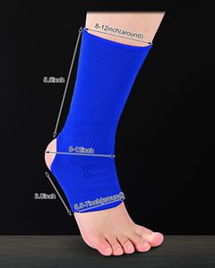 Custom Logo Kickboxing Martial Arts Gym Running Sports <strong>Ankle</strong> Wraps Compression Foot Sleeve <strong>Muay</strong> <strong>Thai</strong> <strong>Ankle</strong> <strong>Support</strong> - Product Image 2