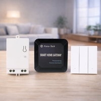 Centre de contrôle de maison intelligente avec contrôle par application, alimenté électriquement et par batterie, en matériau PC, Hub intelligent pour usage familial et hôtelier