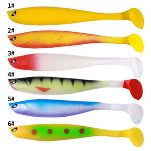 Iscas de Pesca Macias de 9CM 4.1G 5pcs/saco Atacado Iscas Artificiais Pinfish & Shad para Rio e Lago - Product Image 2