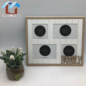 Thiết Kế Đặc Biệt Đa Gia Đình Tình Yêu Marcos De Fotos Madera Vintage Trang Trí Nội Thất Bằng Gỗ Màu Trắng Khung Ảnh - Product Image 4