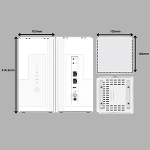 เราเตอร์ MegaTower OpenWRT CPE รองรับ 4G/5G E-SIM แบบ Dual-Band 2.4GHz/5.8GHz <span class=keywords><strong>WiFi</strong></span> 5 802.11be ความเร็ว 3600Mbps เสาอากาศในตัว รองรับ VoIP พกพาสะดวก - Product Image 5
