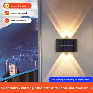 Applique murale solaire LED étanche IP65 pour extérieur, petit modèle, avec CRI 95 élevé, angle de faisceau 180°, style pastoral pour la décoration de jardin - Product Image 5