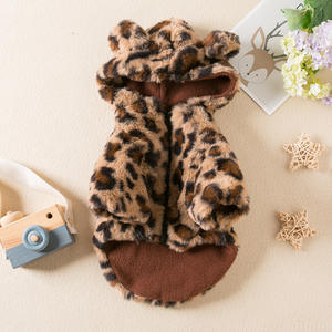 Abbigliamento Invernale per Cani, Giacca Classica in Poliestere con Stampa Leopardata, Imbottita per Teddy, Schnauzer, Pomerania, Chihuahua, Adatta per Primavera e Autunno - Product Image 4