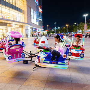 Avión Eléctrico Giratorio Móvil con Elevación para Centros Comerciales, Atracción Infantil Comercial <span class=keywords><strong>de</strong></span> 8 Asientos con Luces LED y Música - Product Image 2