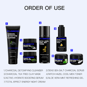 Set <span class=keywords><strong>de</strong></span> Cuidado Facial <span class=keywords><strong>para</strong></span> <span class=keywords><strong>Hombre</strong></span> <span class=keywords><strong>de</strong></span> <span class=keywords><strong>Marca</strong></span> Privada OEM ODM, Kit <span class=keywords><strong>de</strong></span> Limpieza Facial Hidratante, Control <span class=keywords><strong>de</strong></span> Grasa y Desintoxicante con Carbón - Product Image 6